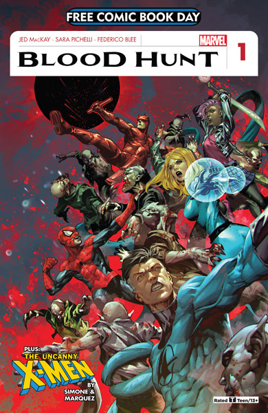 Free Comic Book Day 2024 – Blood Hunt-X-Men (2024)